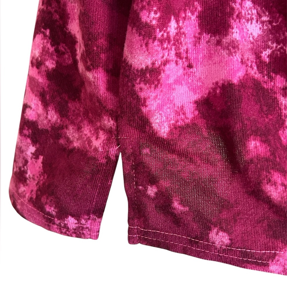 NWT Jenni Pink Camo Tie Dye Top Sleep Shirt Pajama Size S - Picture 4 of 11